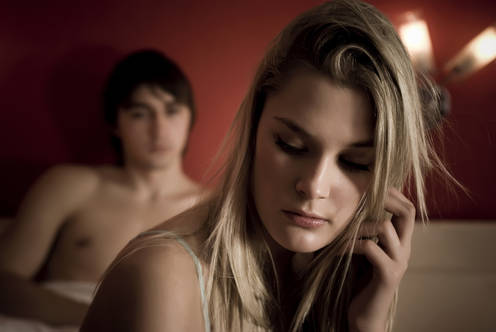 There can be a sudden decrease in the level of female arousal during ... There can be a sudden decrease in the level of female arousal during ...