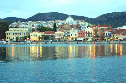 The capital of Lesbos, Mytilene.
