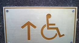 with the disabled