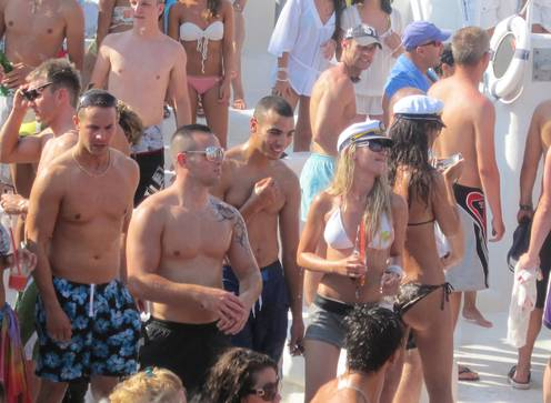 Zrce was full of tattoos this year.