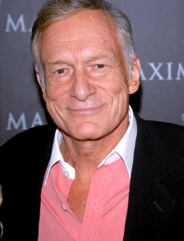 Hugh Hefner follows politics for totally different reasons.