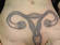 scary tattoos, uterus