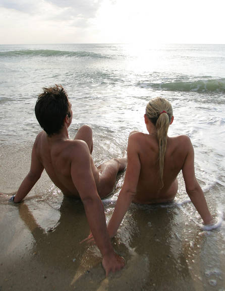 Clothes are not allowed on nudist beaches. Failing to observe the rules, you may be asked to leave. (jlp)