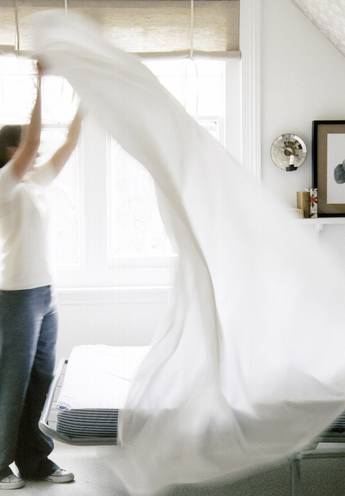 Spice up your sex life by using different sheets.