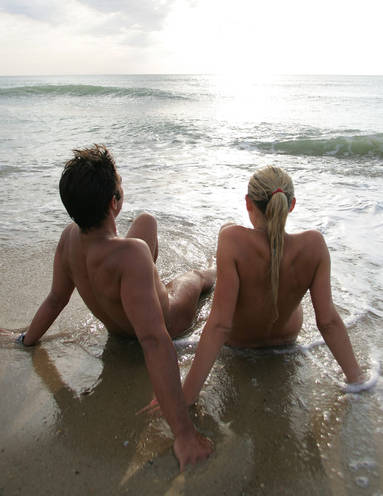 Clothes are not allowed on nudist beaches. Failing to observe the rules, you may be asked to leave. (jlp)