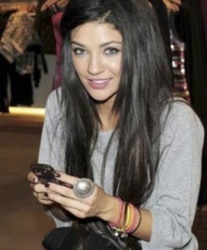A teenager wearing a rubber wristbands